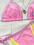 Pink Pleasures Halter Bikini