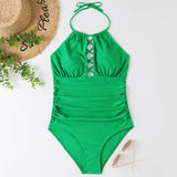 Gorgeous DD+ Halter One Piece Swimsuit