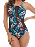 Ocean Breeze One Piece Swimsuit DD+ Fuller Bust Mesh Swimsuit