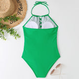 Gorgeous DD+ Halter One Piece Swimsuit