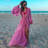 Caribbean Vacation Bikini Cover-Up Long Tunic