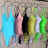 Tassel Dreams Underboob High Cut Out Swimsuit