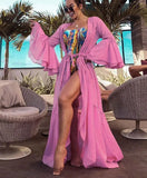 Caribbean Vacation Bikini Cover-Up Long Tunic