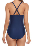 Ocean Breeze One Piece Swimsuit DD+ Fuller Bust Mesh Swimsuit