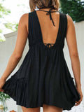 Sleeveless A-Line Flowy Swing Mini Dresses Loveclb