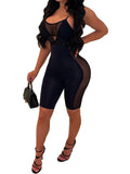 Spaghetti Strap Cut Out Rompers Loveclb