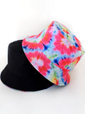 Tie Dyed Print Double Sided Bucket Hat Loveclb