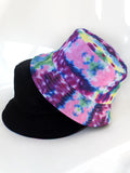 Tie Dyed Print Double Sided Bucket Hat Loveclb