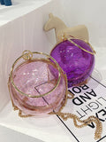 Transparent Sequins Luxury Ball Handbag Loveclb