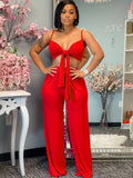 Two Piece Bra Tops & Wide Leg Pants Loveclb