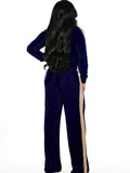 Two Piece Zipper Jacket Long Pants Outfits Loveclb