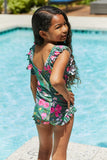 Girl Sage Mother Daughter Swimwear