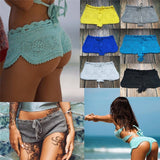 Amore Crochet Swim Bikini Shorts