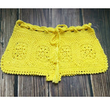 Amore Crochet Swim Bikini Shorts