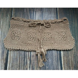 Amore Crochet Swim Bikini Shorts