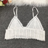 Boho Bohemian Summer Crochet Top Bikini Top Built In Bra