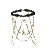 Water Drop Pendant Leg Thigh Chain Body Chain Jewelry