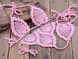 Boho Bliss Handmade Crochet Micro Thong Bikini Set