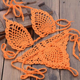 Boho Bliss Handmade Crochet Micro Thong Bikini Set