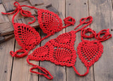 Boho Bliss Handmade Crochet Micro Thong Bikini Set