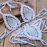 Boho Bliss Handmade Crochet Micro Thong Bikini Set