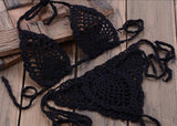 Boho Bliss Handmade Crochet Micro Thong Bikini Set