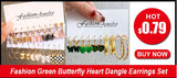 Boho Sensation Pink Butterfly Heart Wave Ring Set