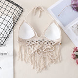 Boho Tassel Sexy Crochet Bikini Top