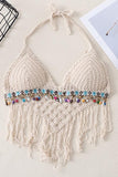 Boho Tassel Sexy Crochet Bikini Top