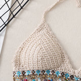 Boho Tassel Sexy Crochet Bikini Top