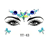 Boho Treasures 3D Crystal Sticker Face Jewels