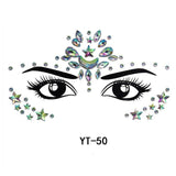 Boho Treasures 3D Crystal Sticker Face Jewels