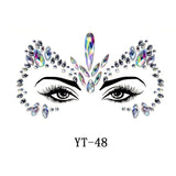 Boho Treasures 3D Crystal Sticker Face Jewels