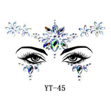 Boho Treasures 3D Crystal Sticker Face Jewels