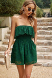 Strapless Layered Smocked Romper