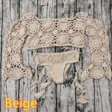 Elle Crochet Bikini Set Crochet Beach Top