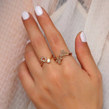 Boho Glamour Bohemian Star Ring Set