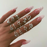 Boho Glamour Bohemian Star Ring Set