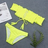 New Sexy Wrap Around String Push Up Bikini Set