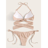 New Sexy Wrap Around String Push Up Bikini Set