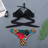 New Sexy Wrap Around String Push Up Bikini Set