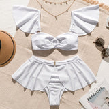 Sandrah Ruffled High Waist Bikini