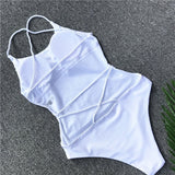 Sandrah Strappy Sexy Back One Piece Swimsuit