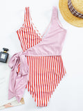 Sexy V Neck One-piece Swimming Suit Swimsuit