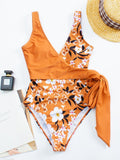 Sexy V Neck One-piece Swimming Suit Swimsuit