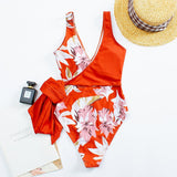 Sexy V Neck One-piece Swimming Suit Swimsuit