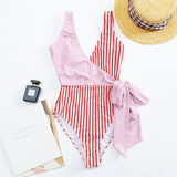 Sexy V Neck One-piece Swimming Suit Swimsuit