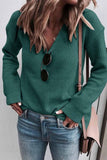 Sexy V-neck Knitted Sweater(5 Colors)