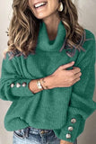 Turtleneck Knitted Sweater(5 Colors)