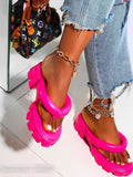 Candy-Colored Flip Flops Slides